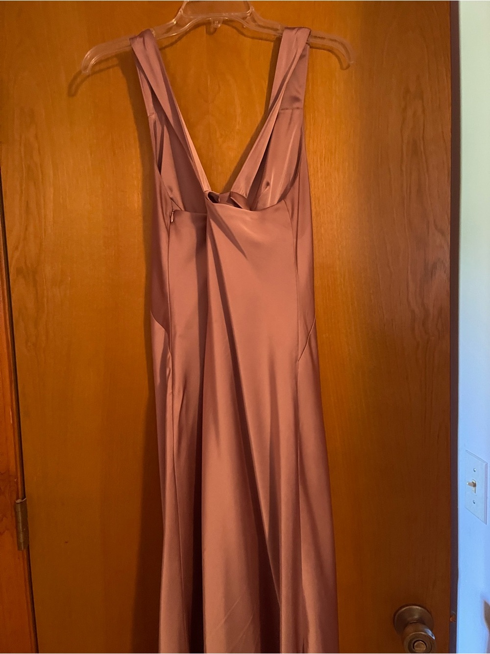 Birdy Grey Veronica Dress- Matte Satin English Rose- Hemmed for 5ft 3 height - Picture 7 of 10